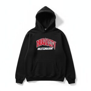 No Safety Skateboards Hoodie Size L Black Graphic Skateboarding Hooded Sweatshir